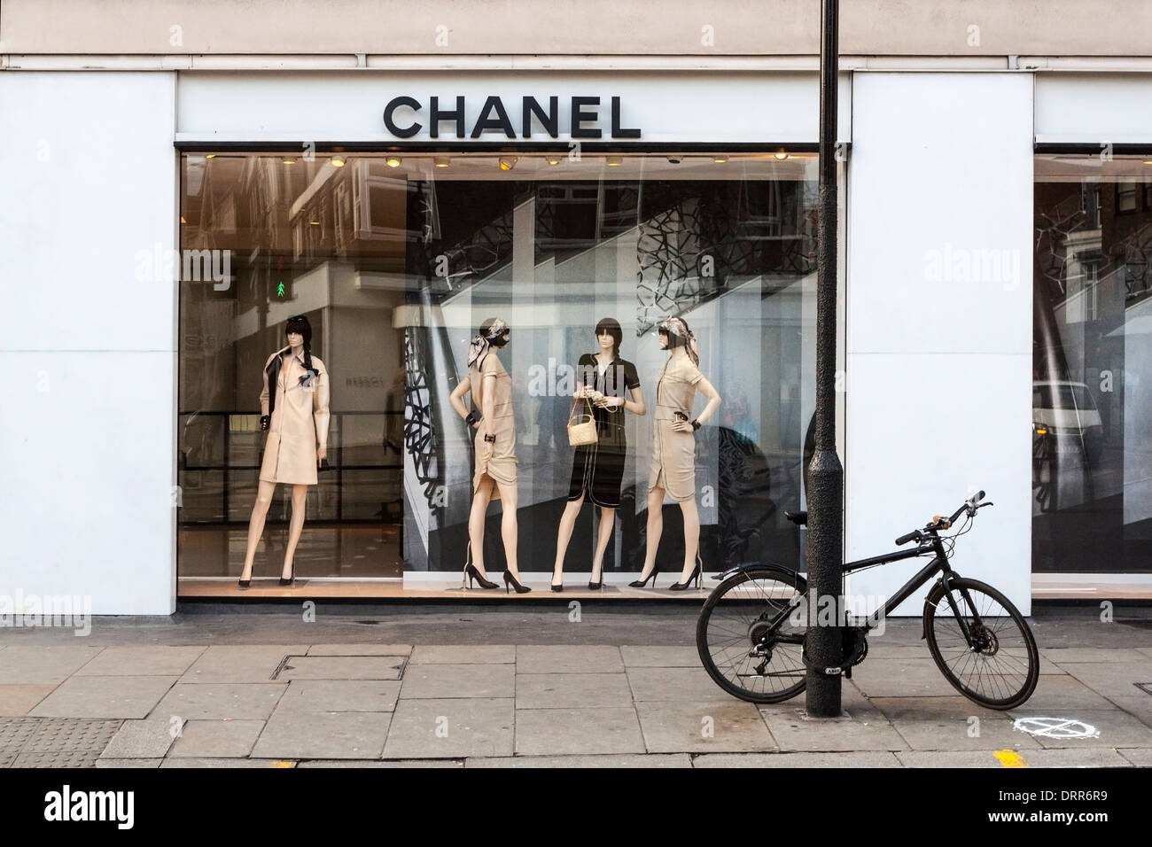 Boutique Chanel, Londres Banque D'Images