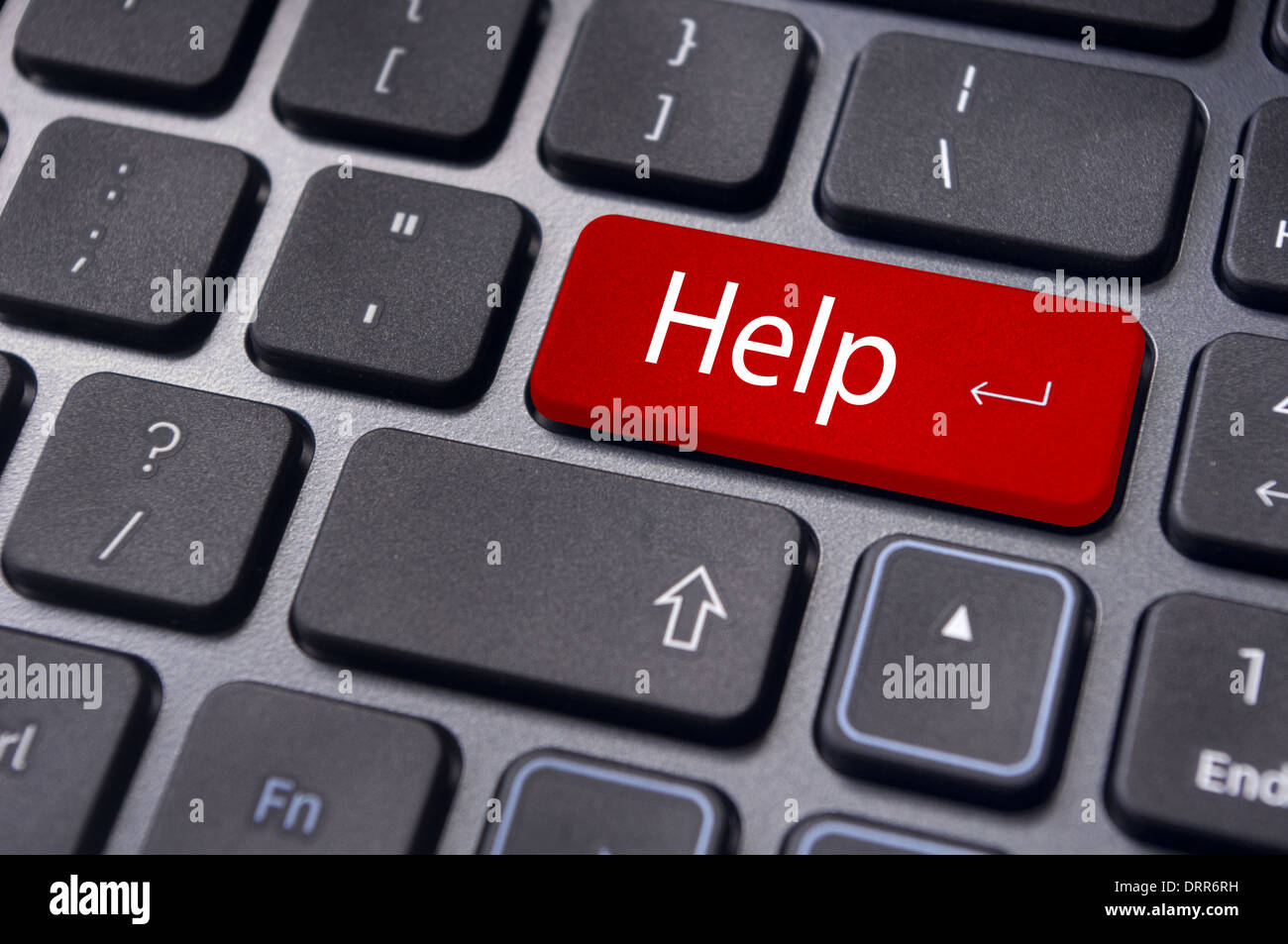 Bouton d'aide de clavier, pour supports en ligne Banque D'Images