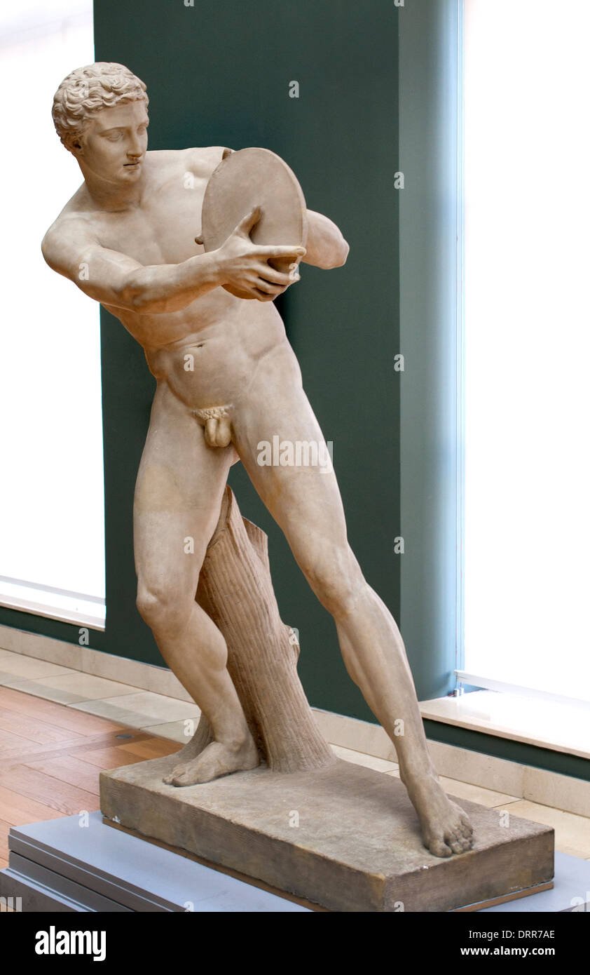 Le lanceur jette ses discus discus Mathieu Kessels 1784 - 1836 Belgique Belge Banque D'Images