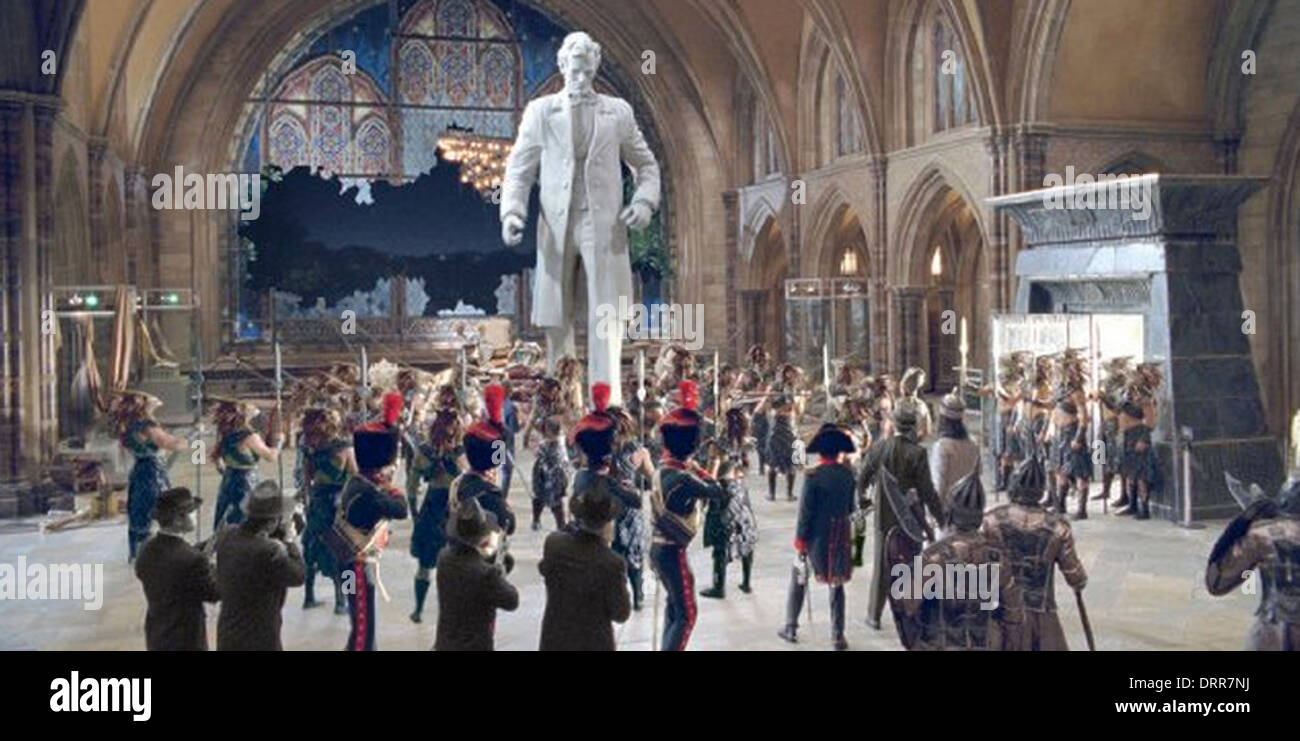 Nuit au musée : LA BATAILLE DU SMITHSONIAN 2009 Twentieth Century Fox Film Banque D'Images