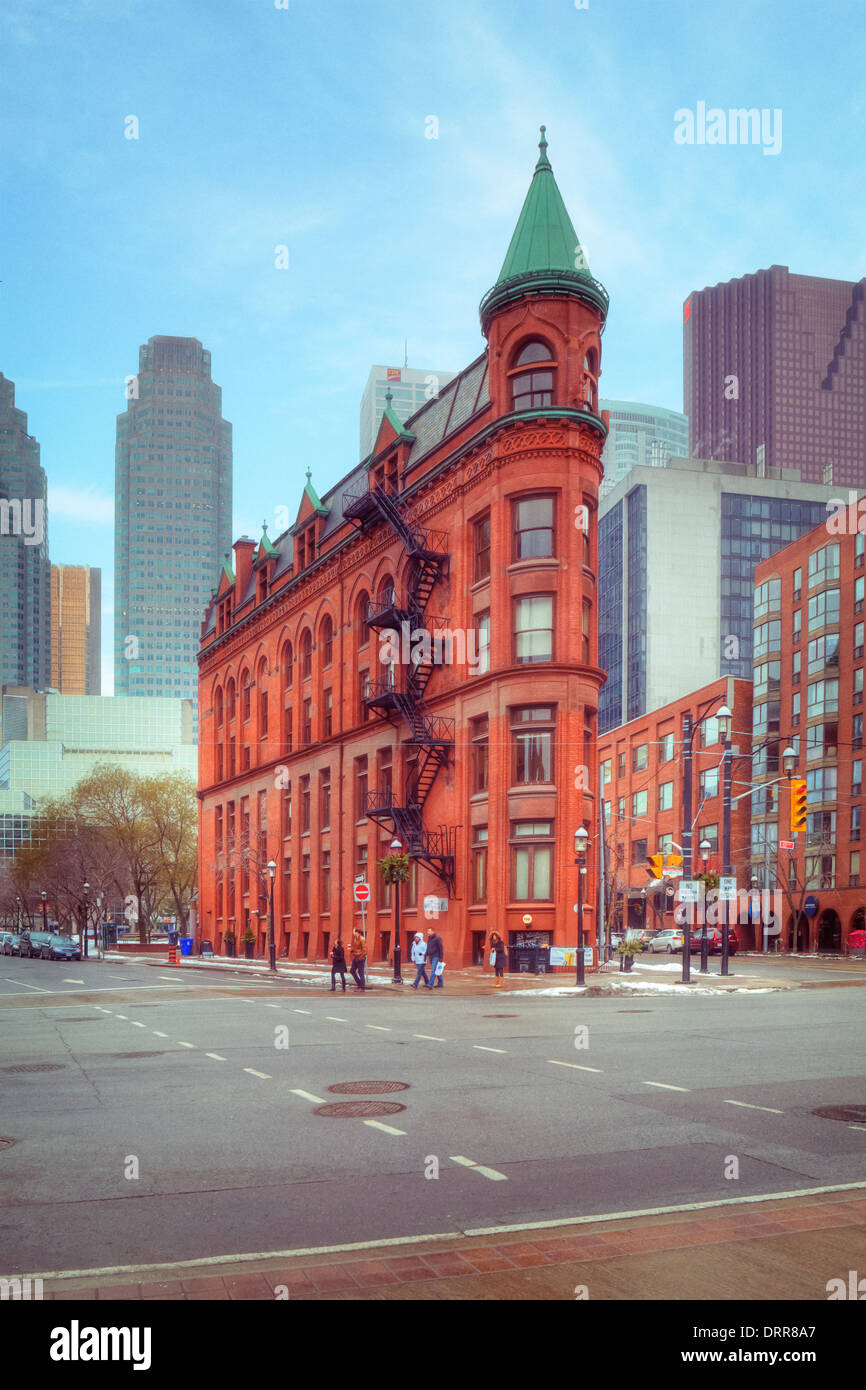 Immeuble Gooderham, Toronto, Ontario, Canada Banque D'Images