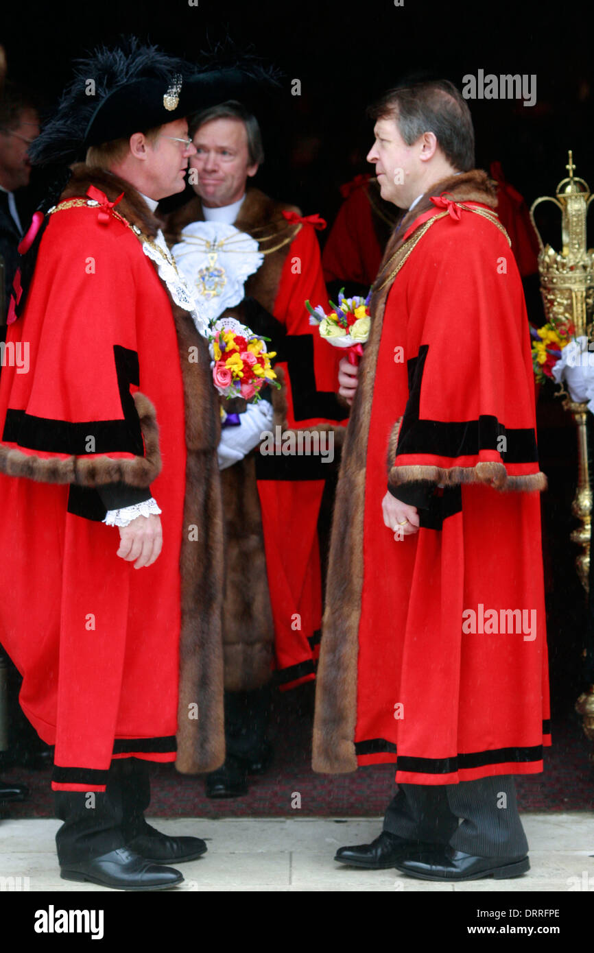 Roger Gifford, le nouveau Maire Banque D'Images