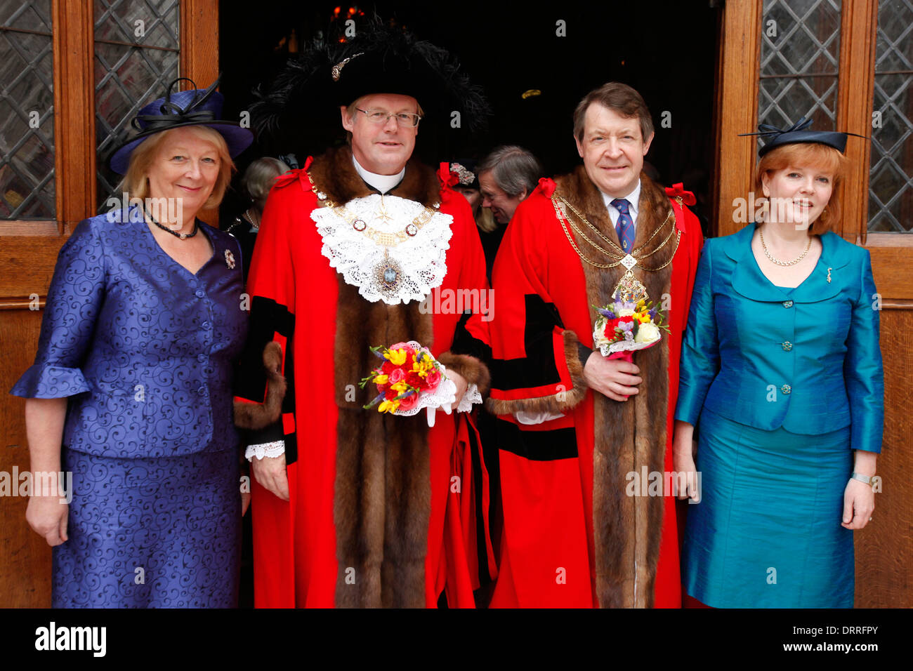 Roger Gifford, le nouveau Maire Banque D'Images