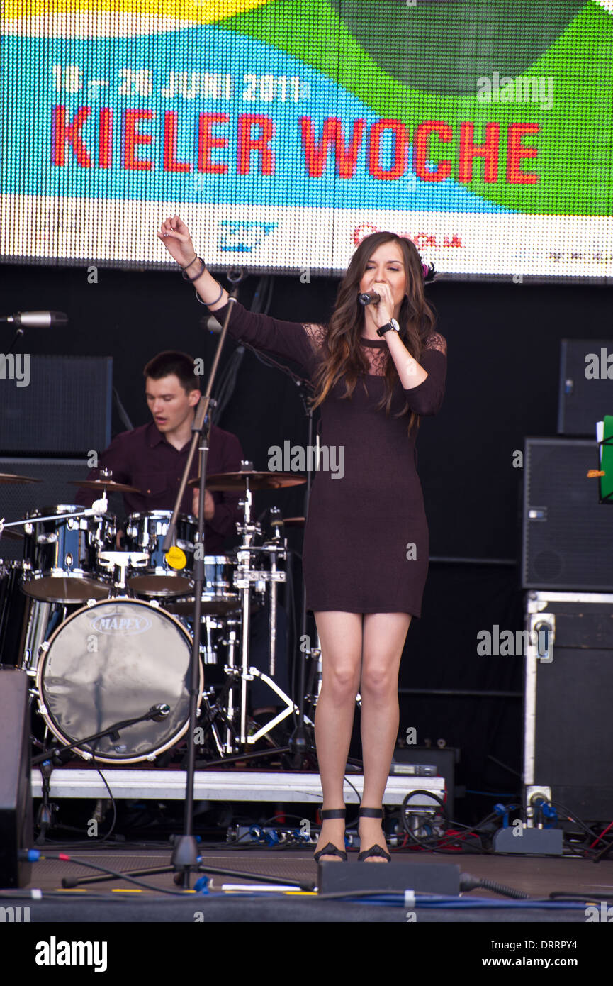 Roumanie jeune artiste Brasovia Banque D'Images