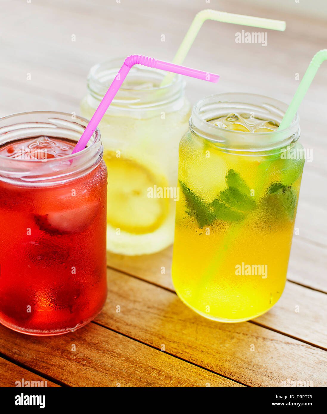 Boissons aux fruits Banque D'Images