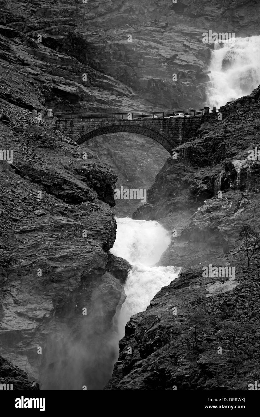 Trollstigen en Norvège Banque D'Images