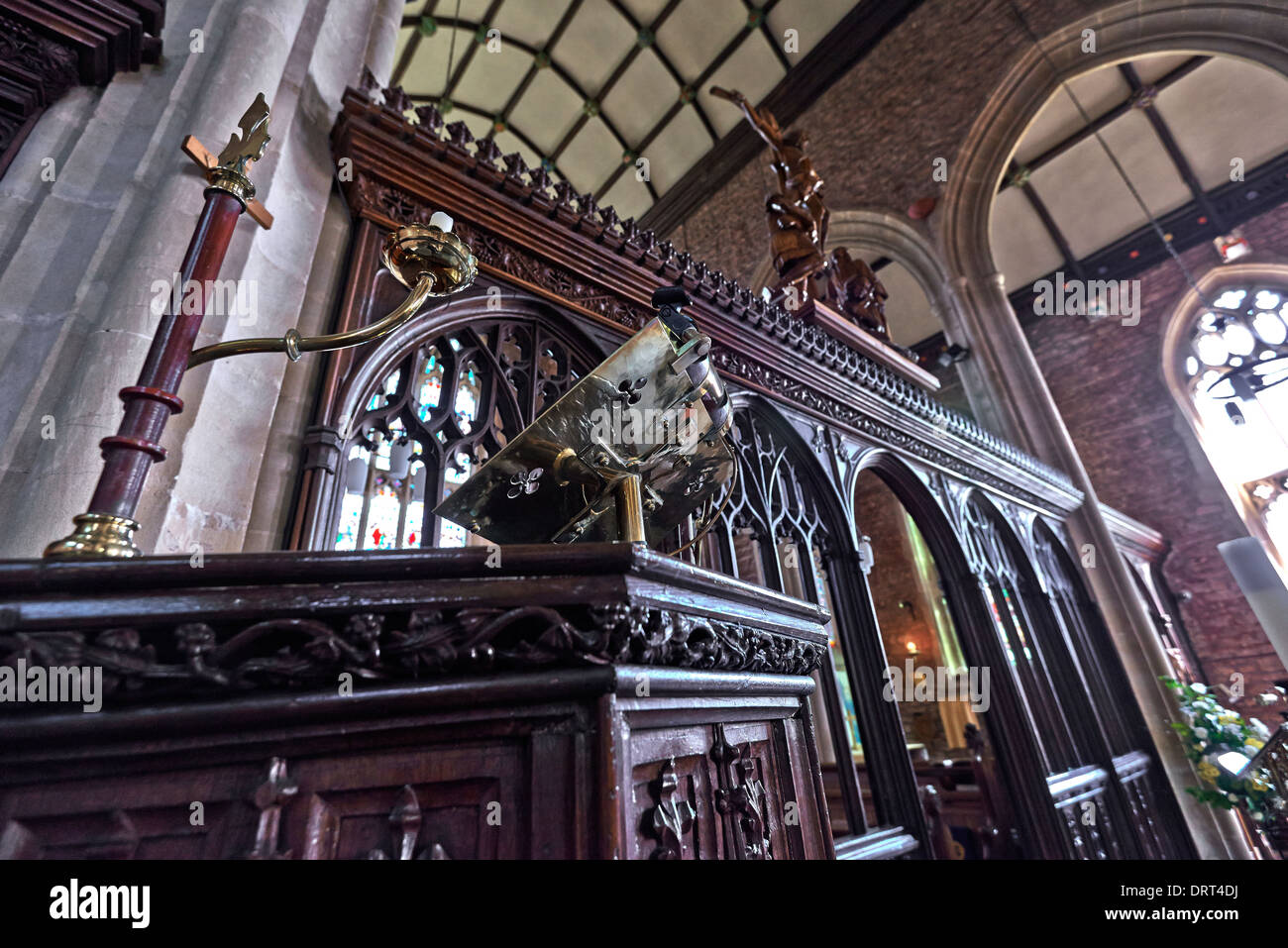 L'église de St Mary de Cannington, Somerset, Angleterre dispose d'une tour, qui date du xive siècle Banque D'Images