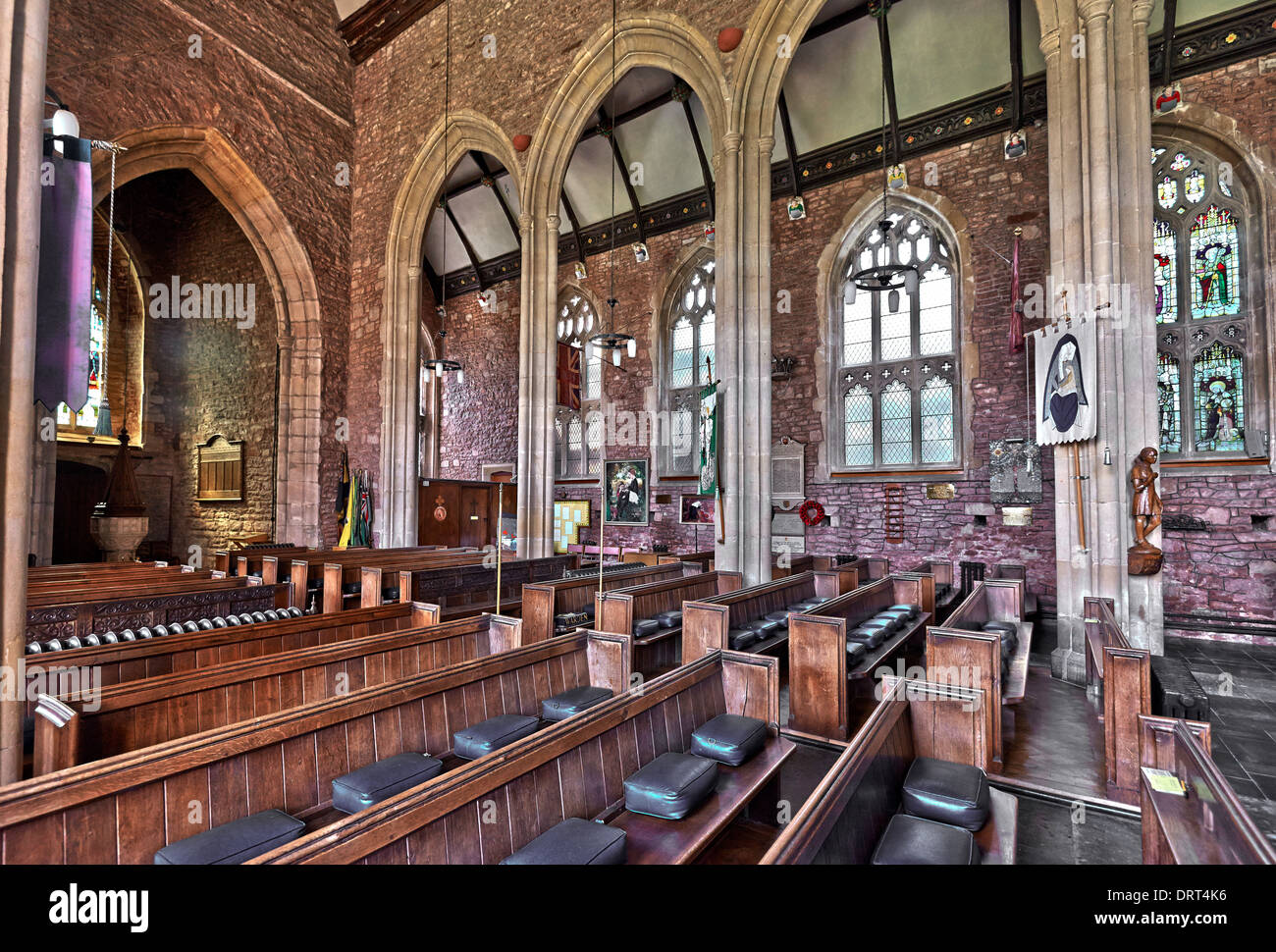 L'église de St Mary de Cannington, Somerset, Angleterre dispose d'une tour, qui date du xive siècle Banque D'Images