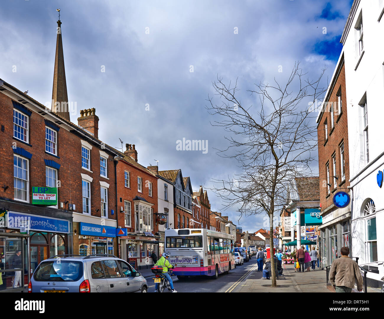 Bridgwater est une ville et une paroisse civile dans le Somerset, Angleterre Banque D'Images