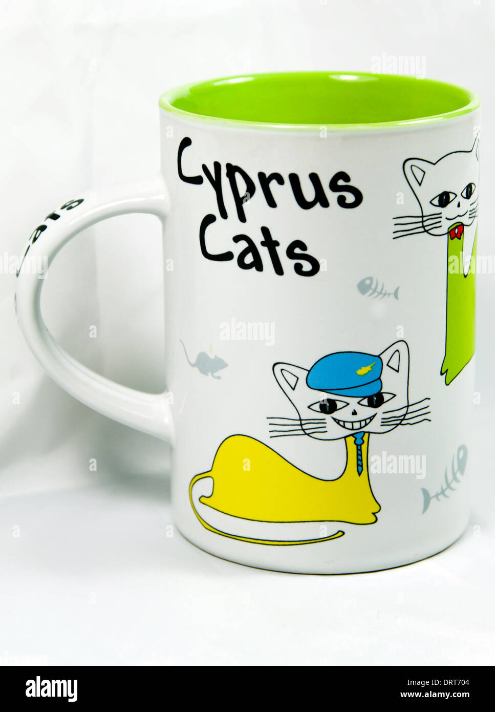 Mug chats de Chypre. Banque D'Images