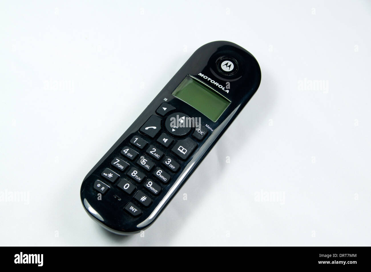 Téléphone à ligne terrestre de Motorola. Banque D'Images