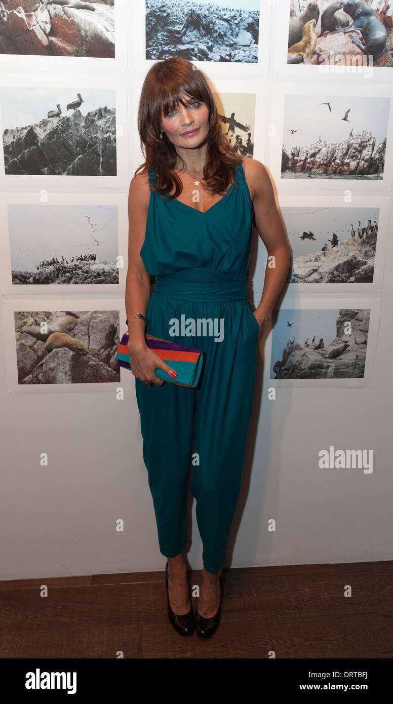 Helena Christensen assiste à la luxury collection hotels & resorts inauguration de l'exposition 'VOYAGE VISUEL PERU' par Helena Christensen Banque D'Images