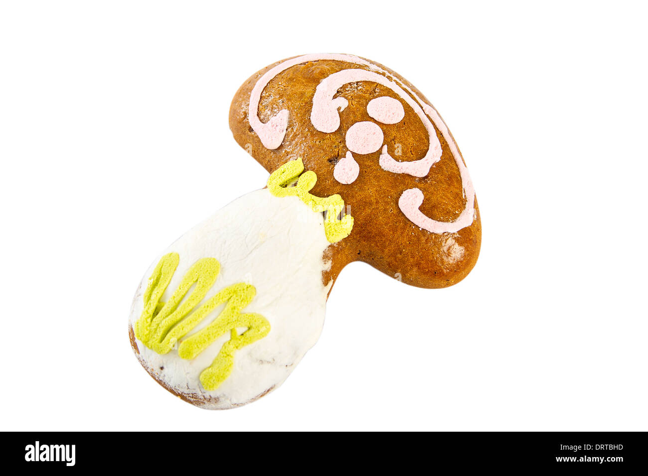 Gâteau au miel champignons formulaire Banque D'Images