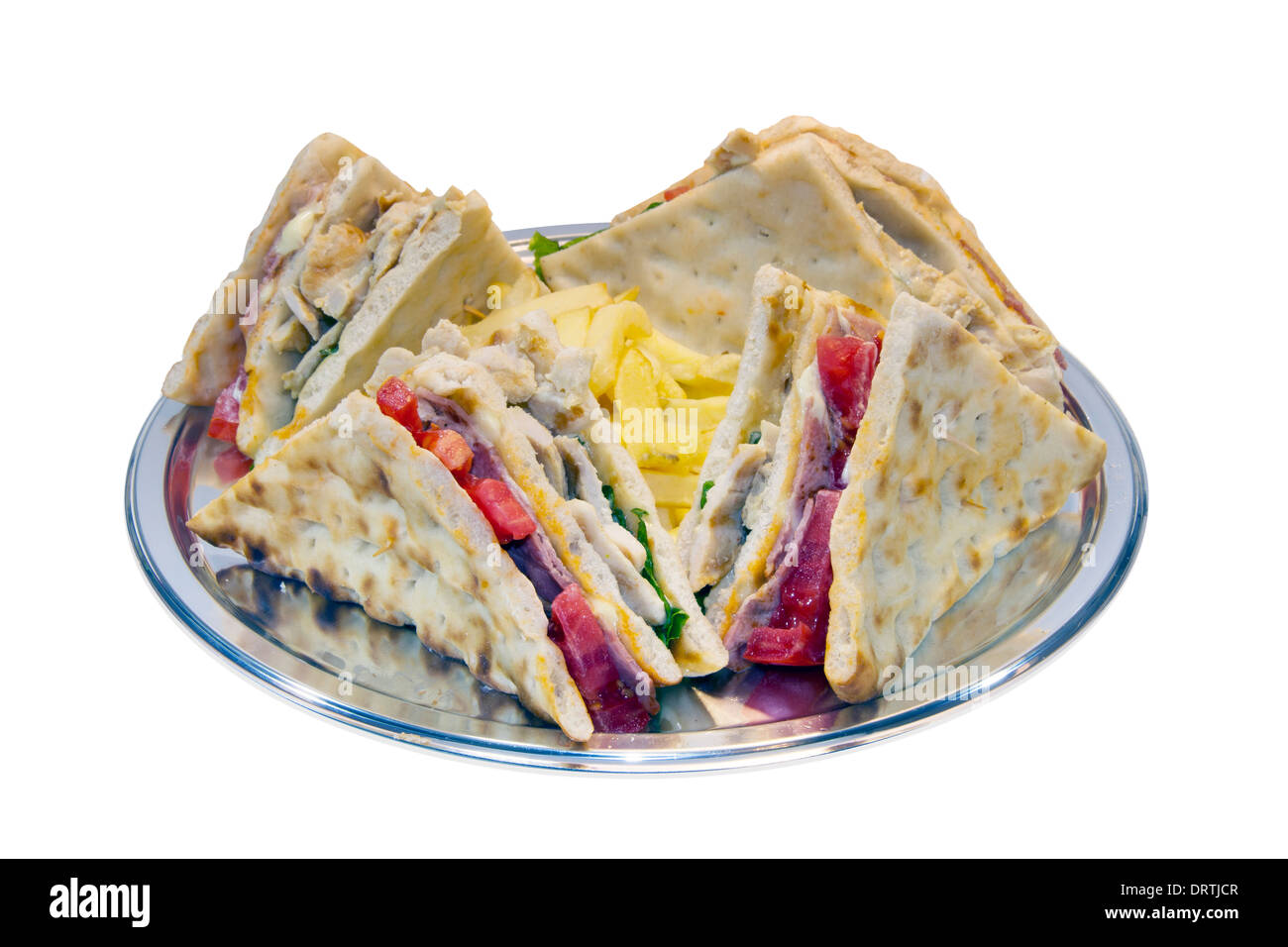 Un gyro club sandwich Banque D'Images