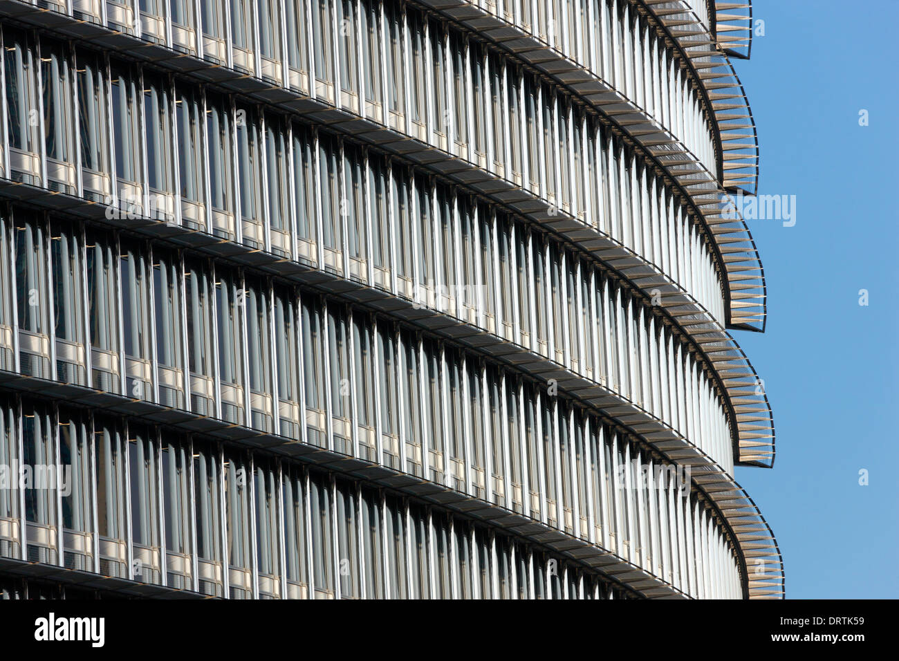 L'architecture moderne. Burj Khalifa, Dubai. Banque D'Images