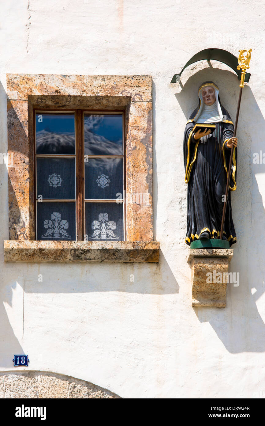 Couvent de St John, Baselgia San Jon, un monastère bénédictin de Mustair, Suisse Banque D'Images