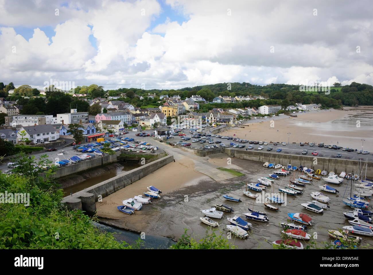 Saundersfoot est une communauté dans le Pembrokeshire, Pays de Galles de l'Ouest. Banque D'Images