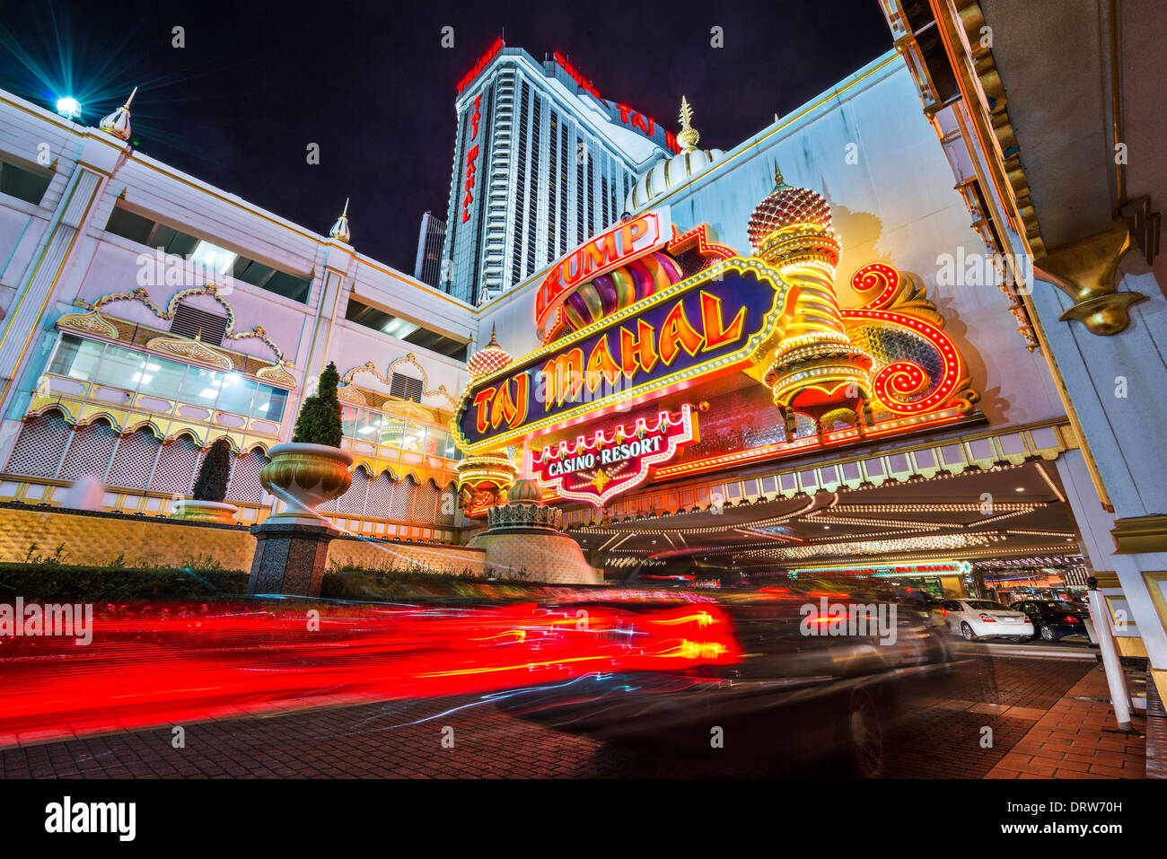 Taj Mahal Casino à Atlantic City, New Jersey, USA. Banque D'Images