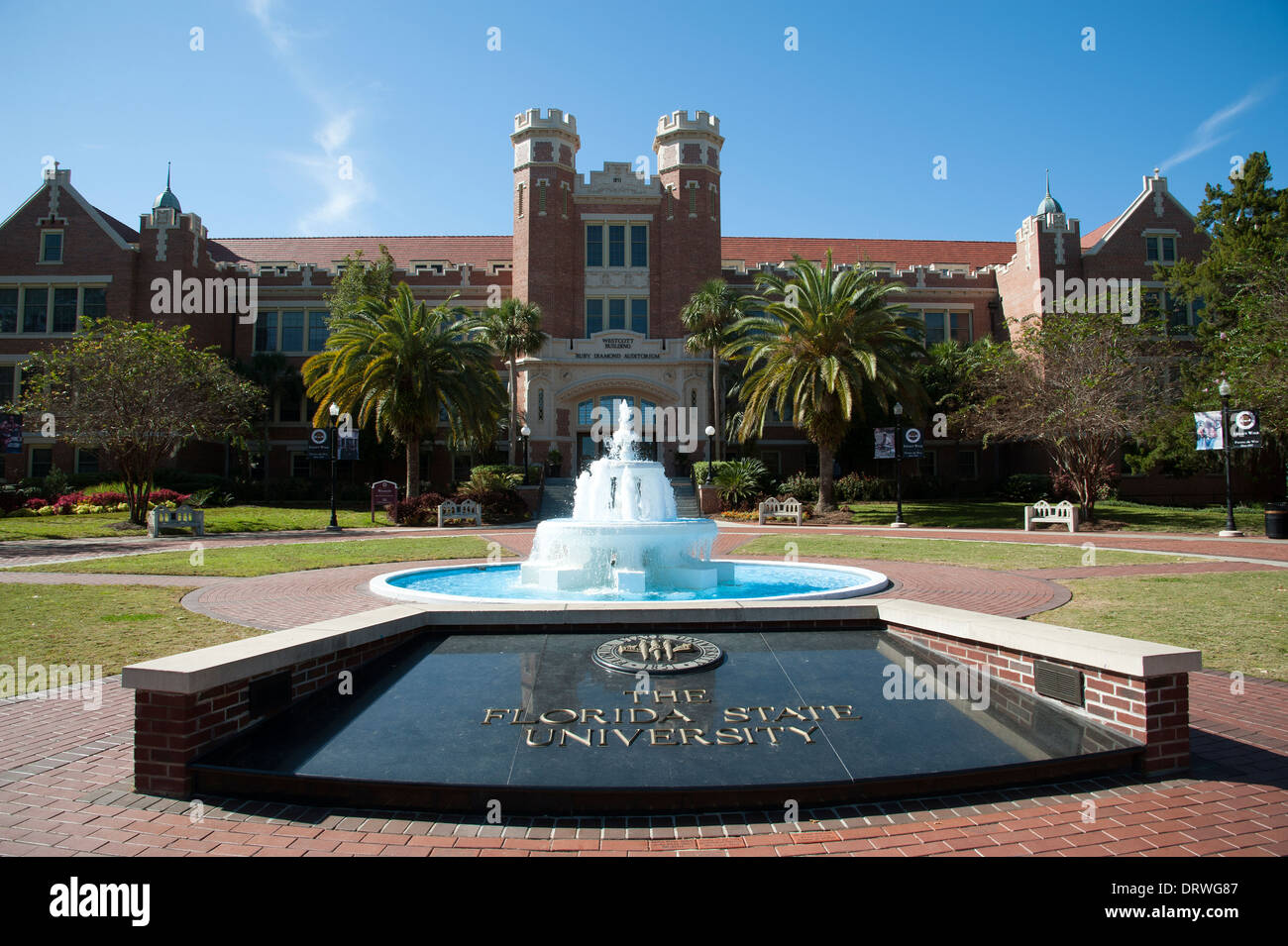 L'Université d'État de Floride à Tallahassee Bâtiment Westcott USA Banque D'Images