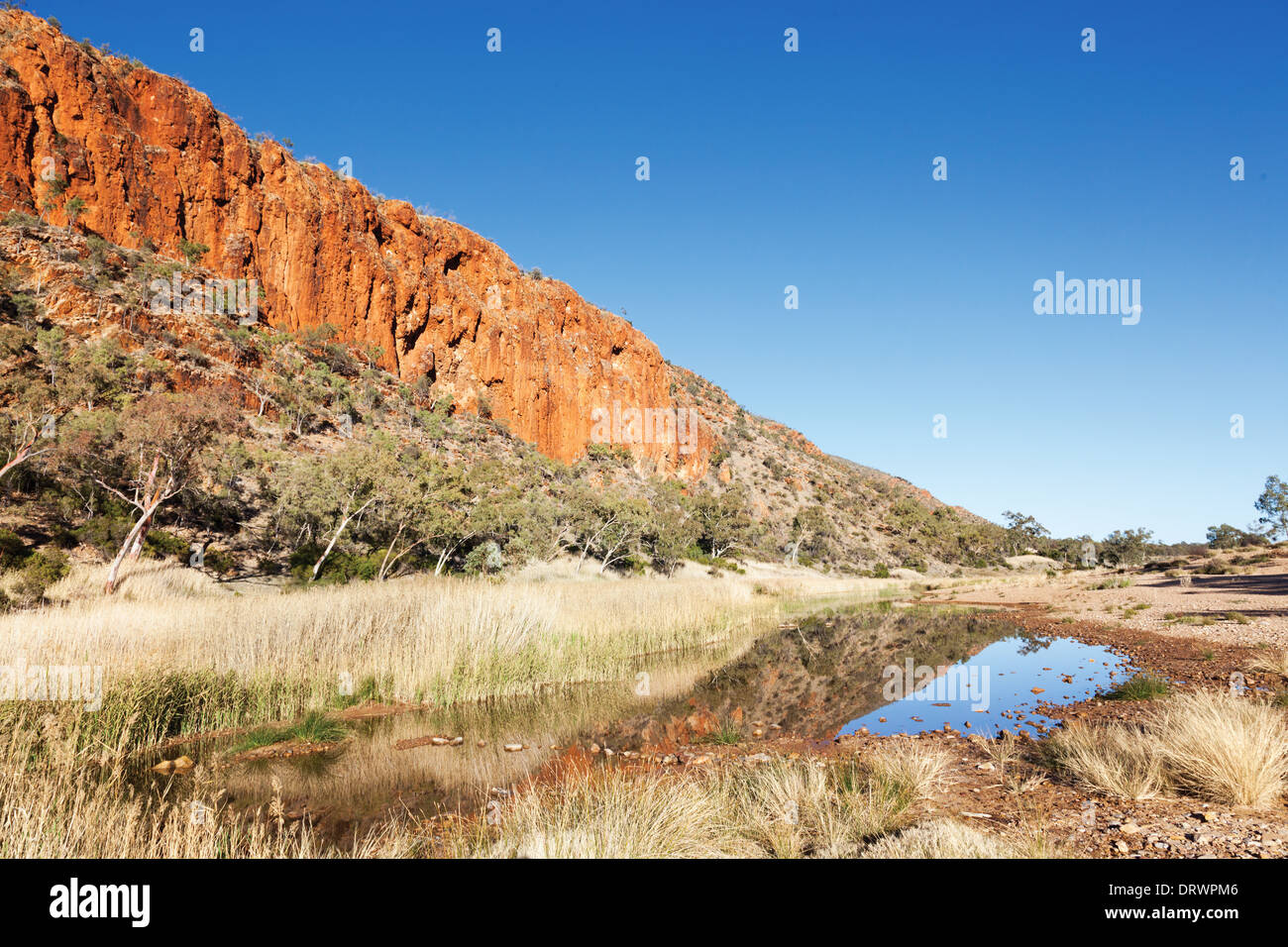 Glen Helen Trou d'Australie centrale près d'Alice Springs à West Macdonnel varie Banque D'Images