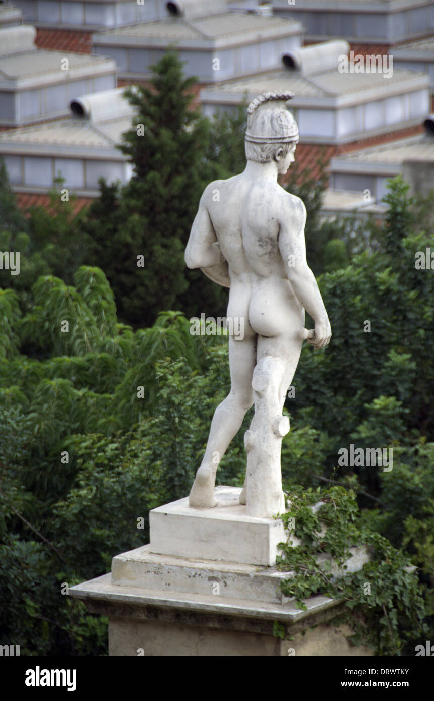 Parc de Montjuic,Statue,Barcelone,Espagne Banque D'Images