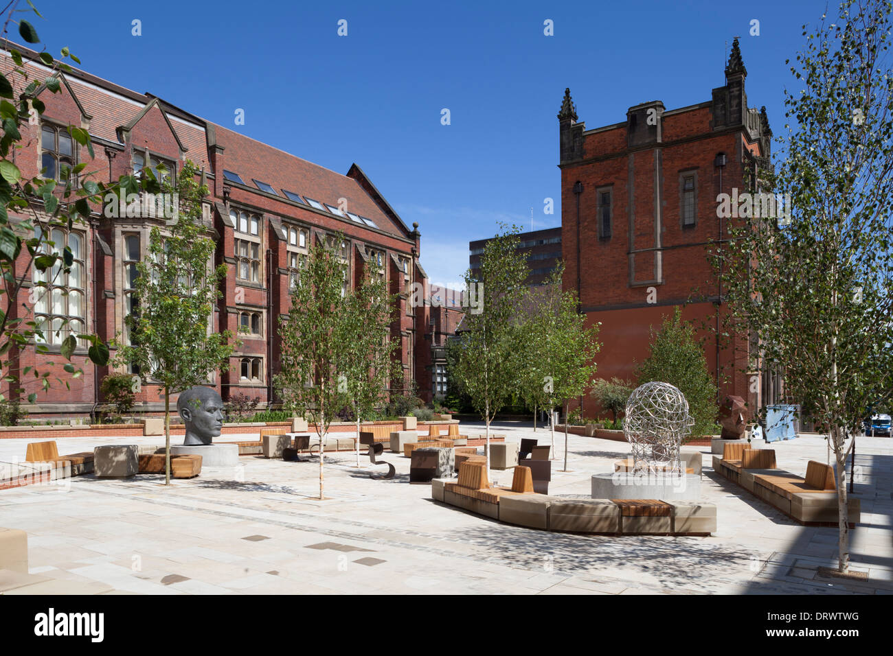 La zone du Forum étudiant à l'Université de Newcastle Banque D'Images