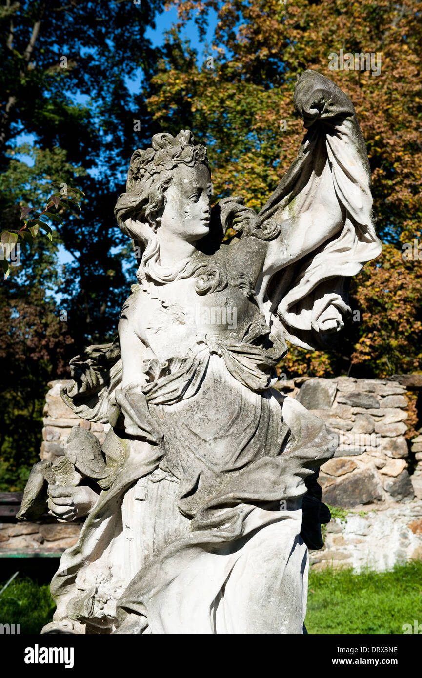 Château Czocha, Basse-silésie, Pologne Banque D'Images