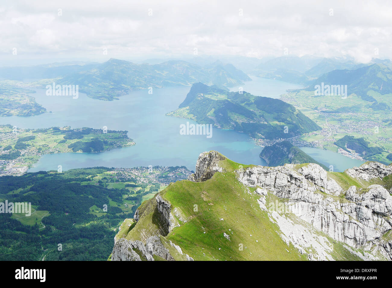 Vue panoramique du Mont Pilatus, Suisse Banque D'Images