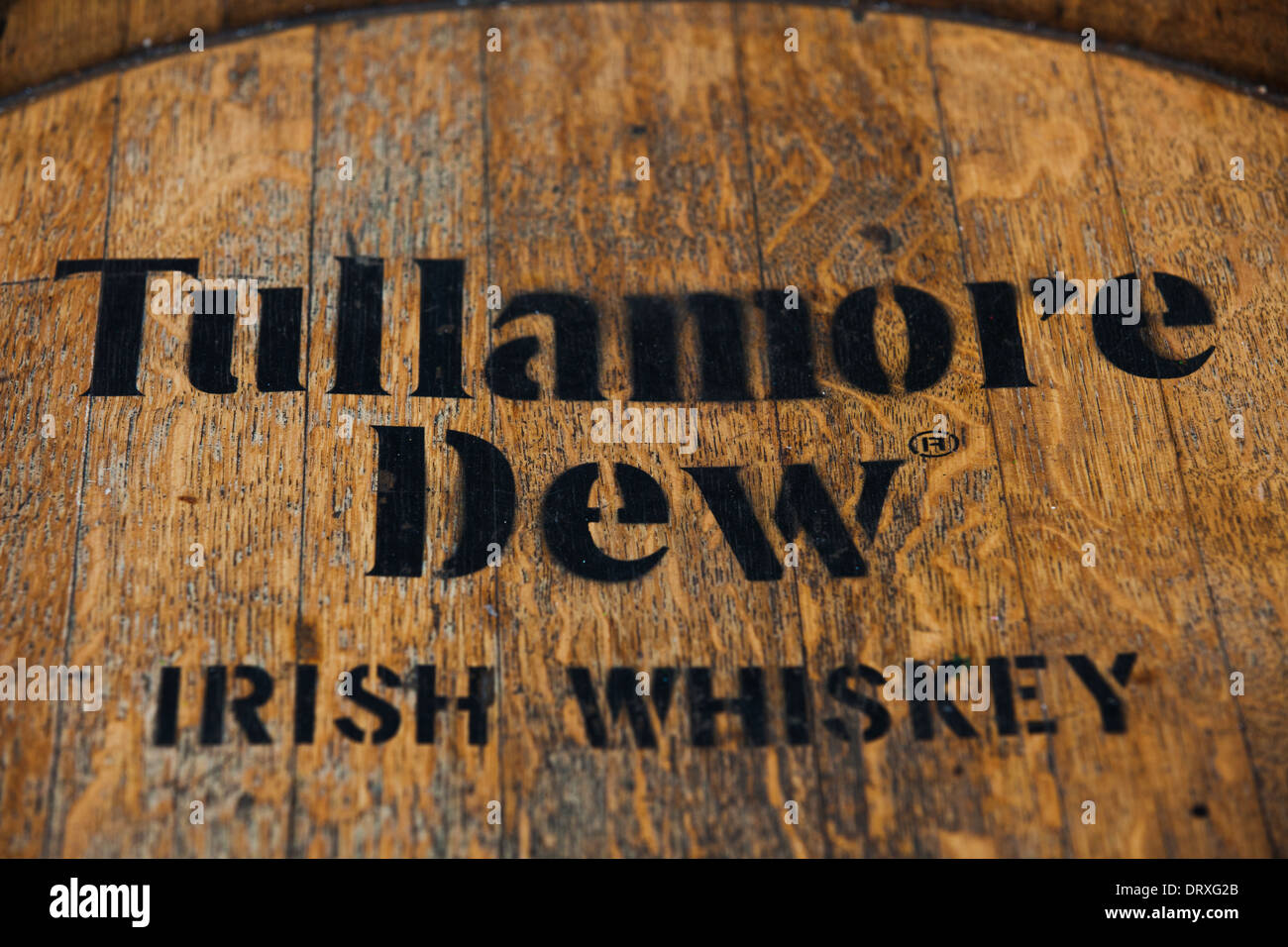 Tullamore Dew whiskey irlandais whiskey sur marque jar Banque D'Images