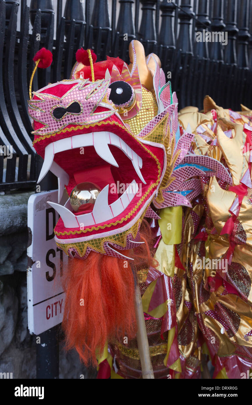 Les célébrations du Nouvel An chinois pour l'année du cheval, Londres, Angleterre, Royaume-Uni Banque D'Images
