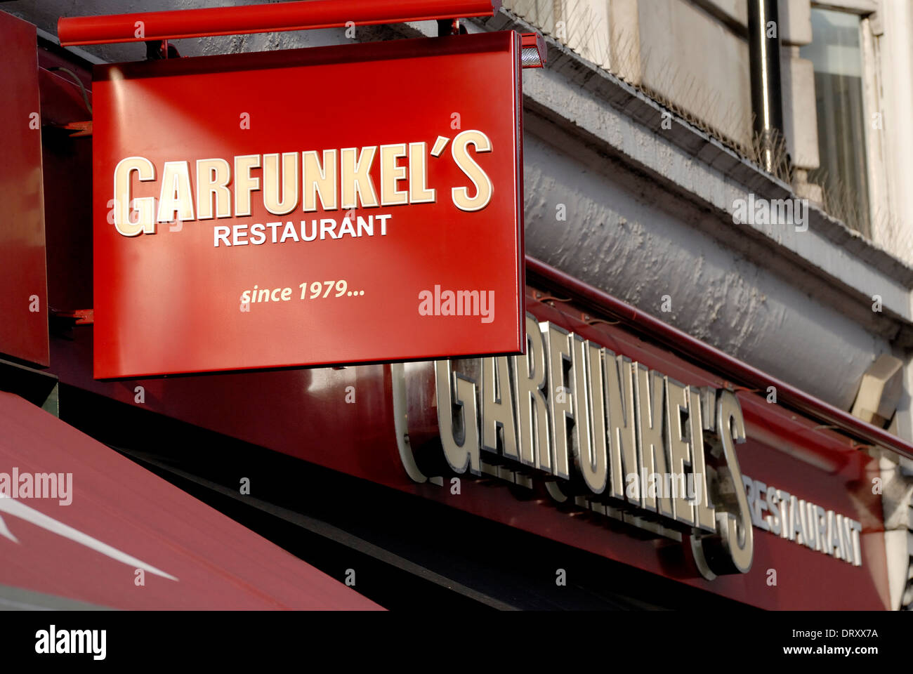 Londres, Angleterre, Royaume-Uni. Le Restaurant Garfunkle Banque D'Images
