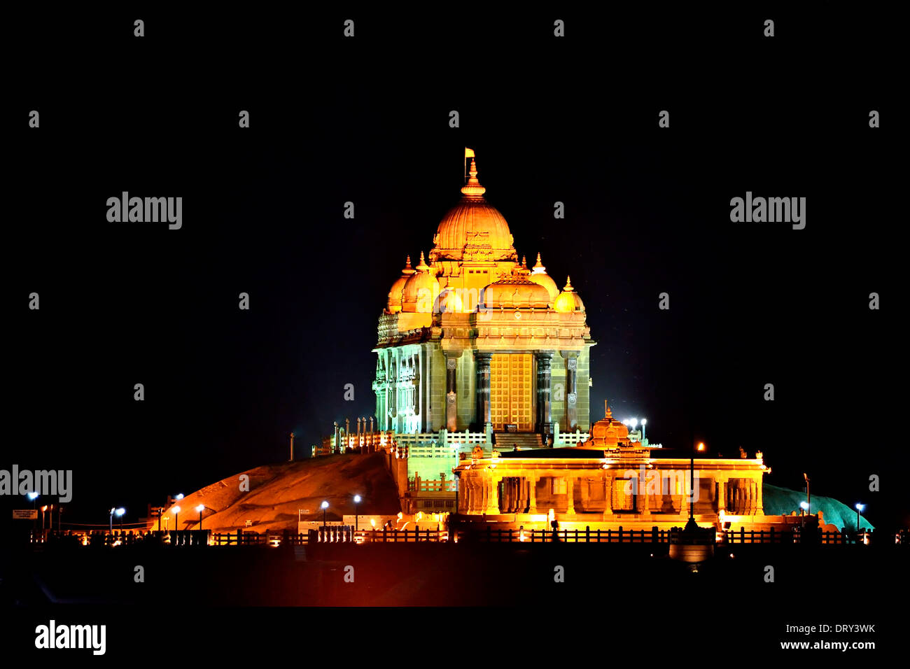 VIVEKANANDA ROCK Banque D'Images