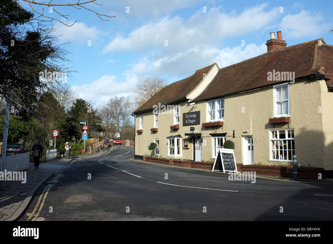 Ville de fordwich dans la ville de Canterbury comté de Kent Sud-est de l'Angleterre 2014 Banque D'Images