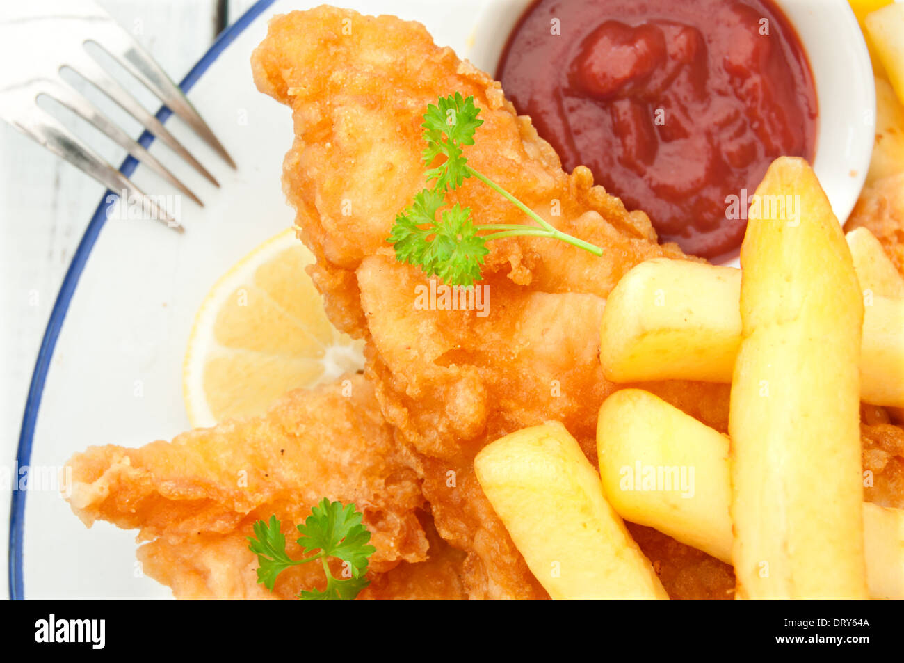 Fish and chips Banque D'Images
