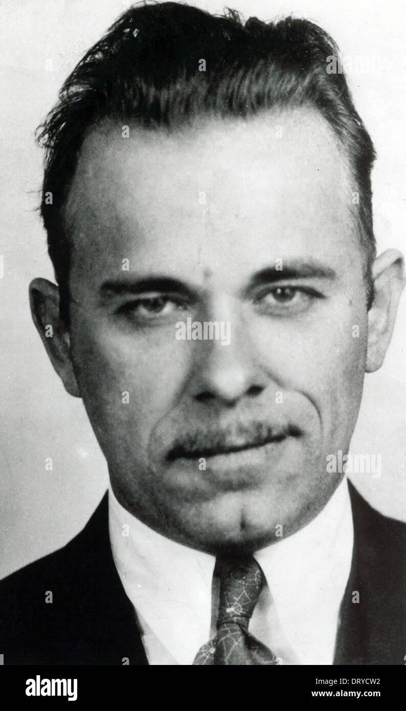 John Dillinger, John Herbert Dillinger, American Gangster et voleur de banque de l'époque de la dépression dans le United States Banque D'Images John Dillinger, John Herbert Dillinger, American Gangster et voleur de banque de l'époque de la dépression dans le United States Banque D'Images