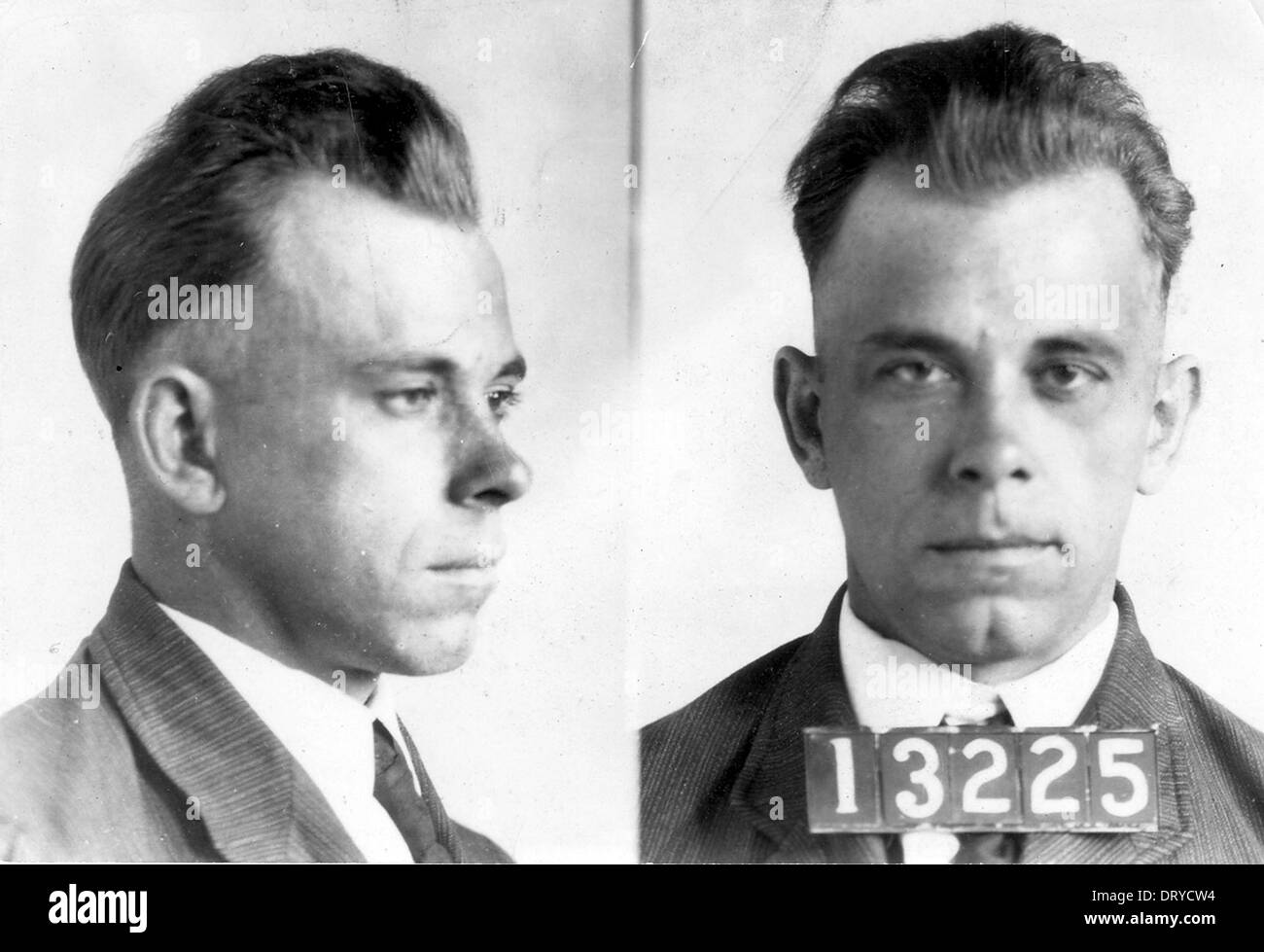 John Dillinger, John Herbert Dillinger, American Gangster et voleur de banque de l'époque de la dépression dans le United States Banque D'Images John Dillinger, John Herbert Dillinger, American Gangster et voleur de banque de l'époque de la dépression dans le United States Banque D'Images
