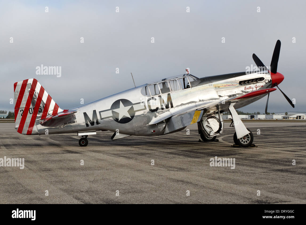 North American P-51C Mustang Banque D'Images