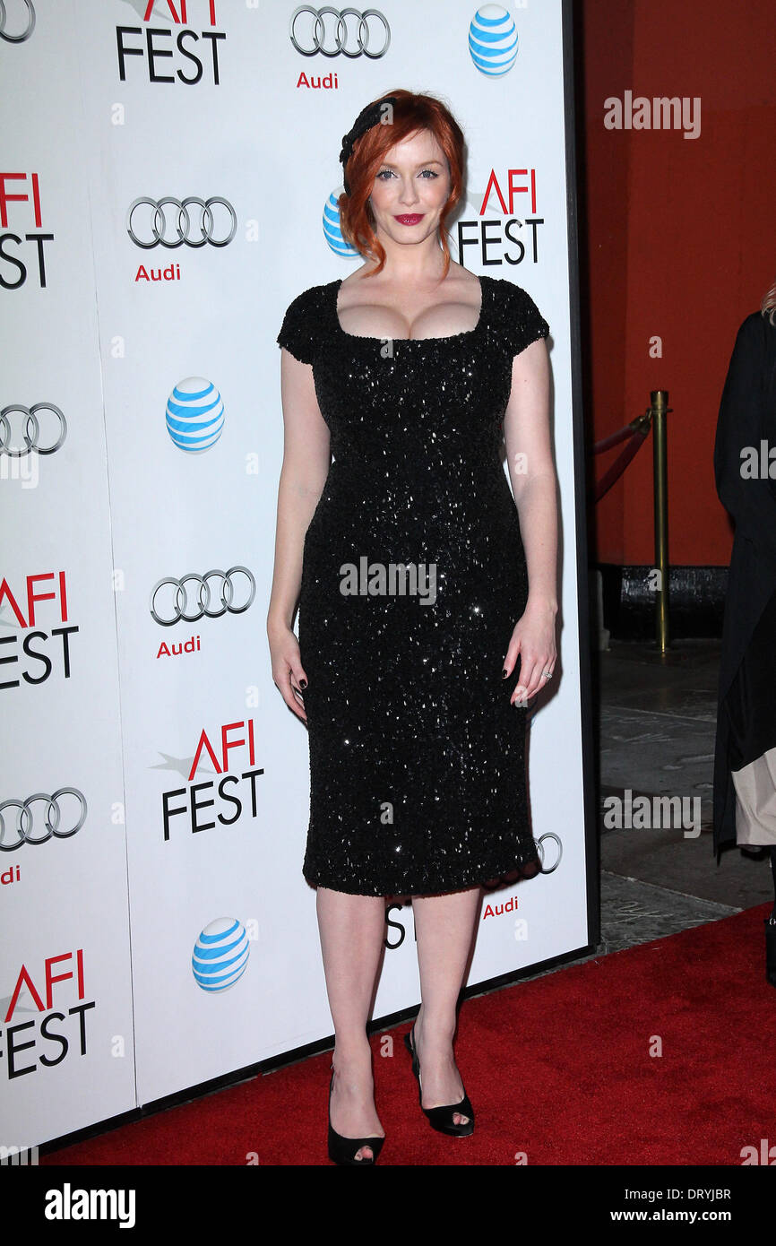 Christina Hendricks au gingembre et 'Rosa' Projection Spéciale Festival de 2012, Chinese Theatre, à Hollywood, CA 11-07-12 Banque D'Images