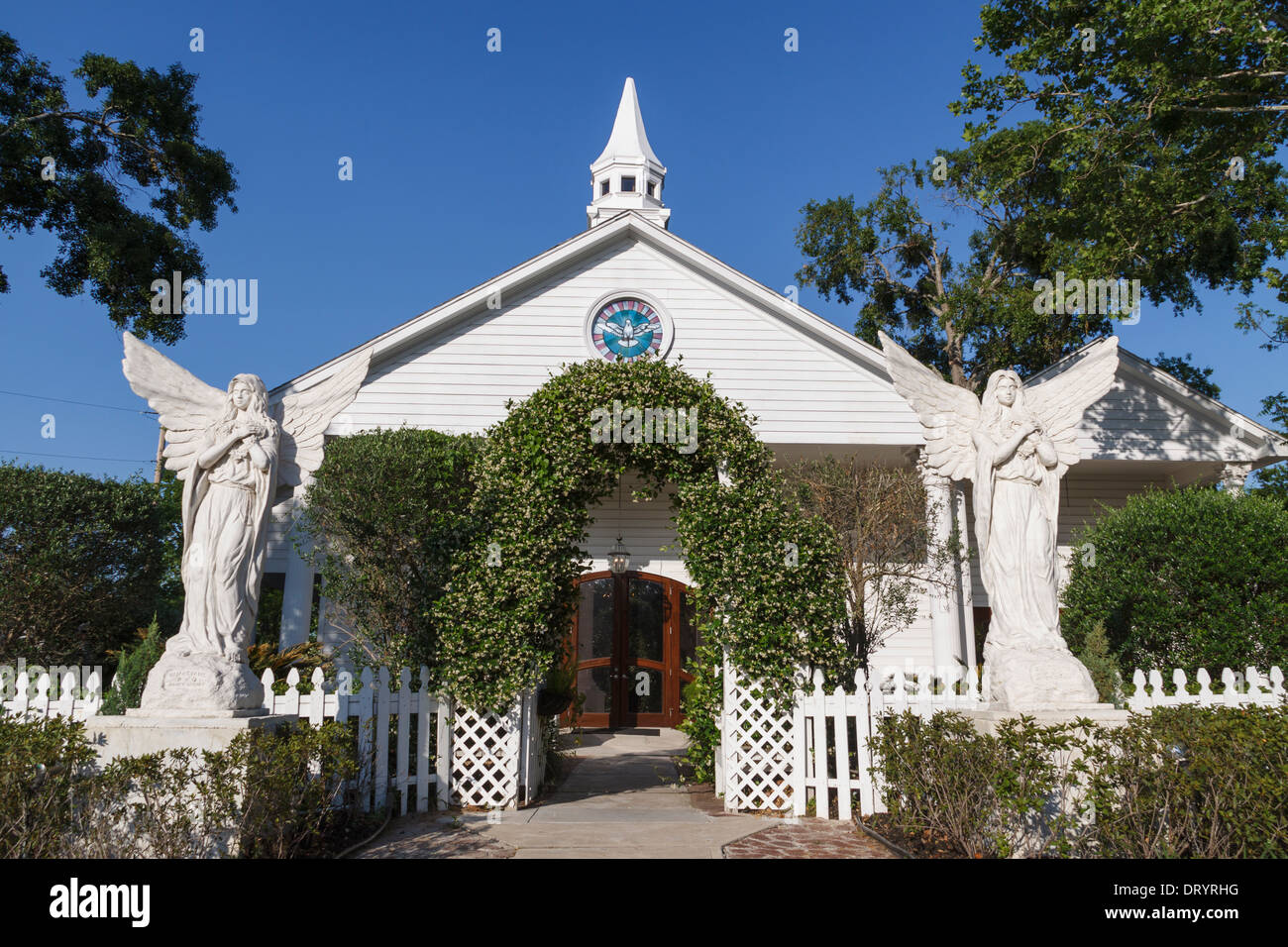 Chapelle du mariage à Conroe, Texas. Banque D'Images