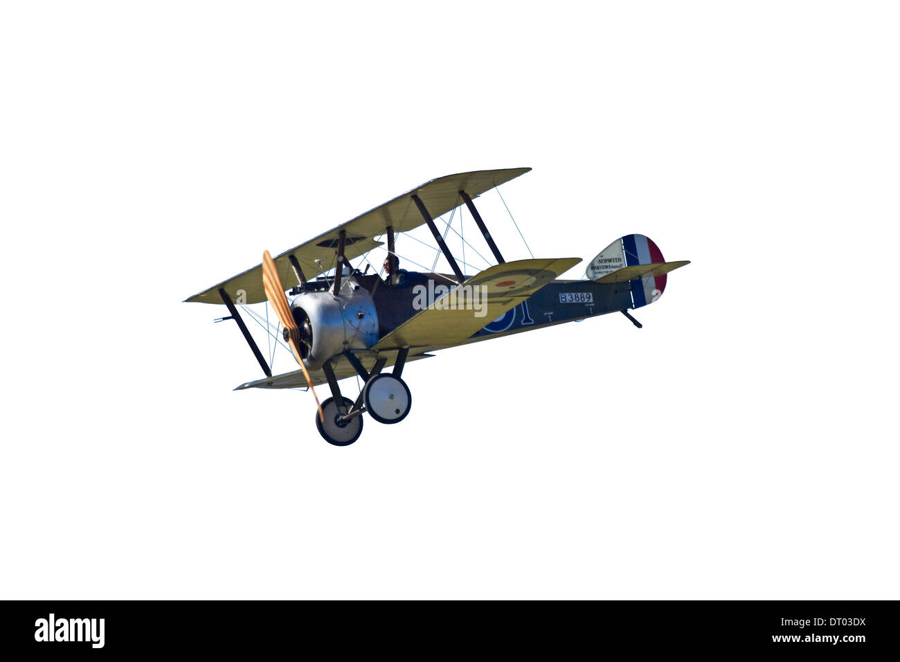 Sopwith Camel - découpe de la PREMIÈRE GUERRE MONDIALE Avion de chasse Banque D'Images
