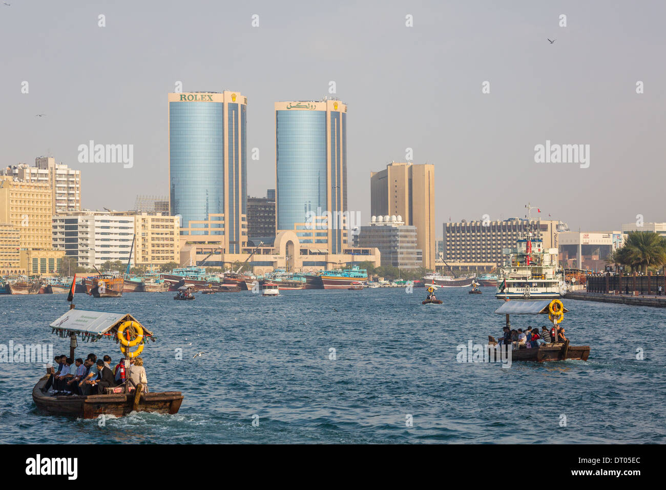 Abra traditionnel à Dubaï Creek Banque D'Images