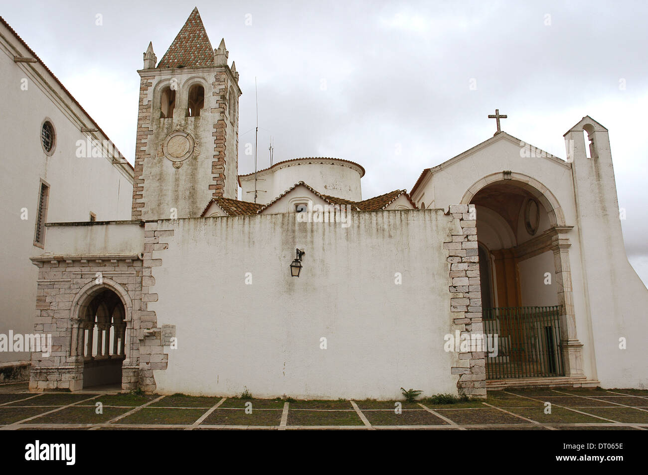 Le Portugal. Estremoz. Château d'Estremoz. En fait de "Pousada Rainha Santa Isabel'. Banque D'Images