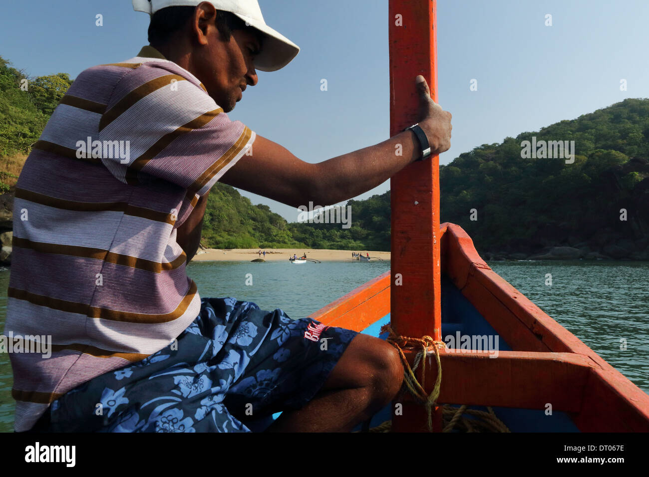 Plage de Palolem à Goa, Inde du Sud Photo : pixstory / Alamy Banque D'Images