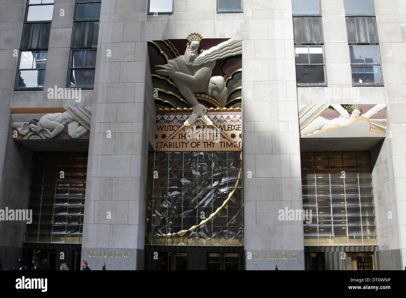 Le Rockefeller Center à New York City Banque D'Images