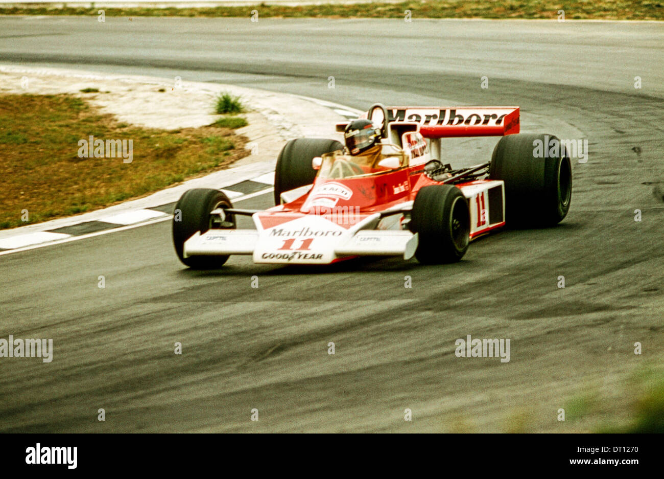 James Hunt à McLaren M23 Banque D'Images