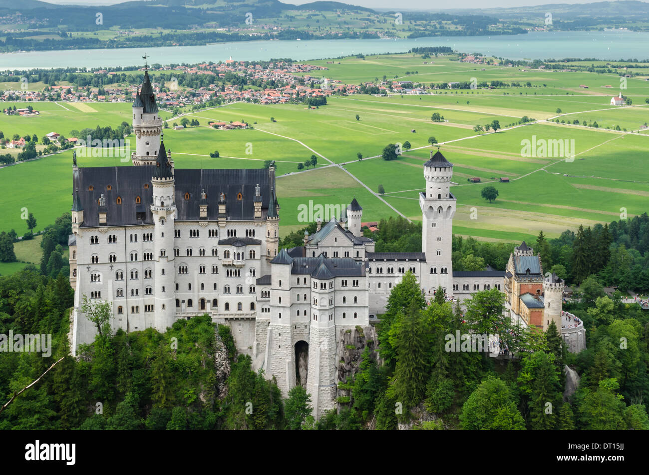 Le château de Neuschwanstein Banque D'Images