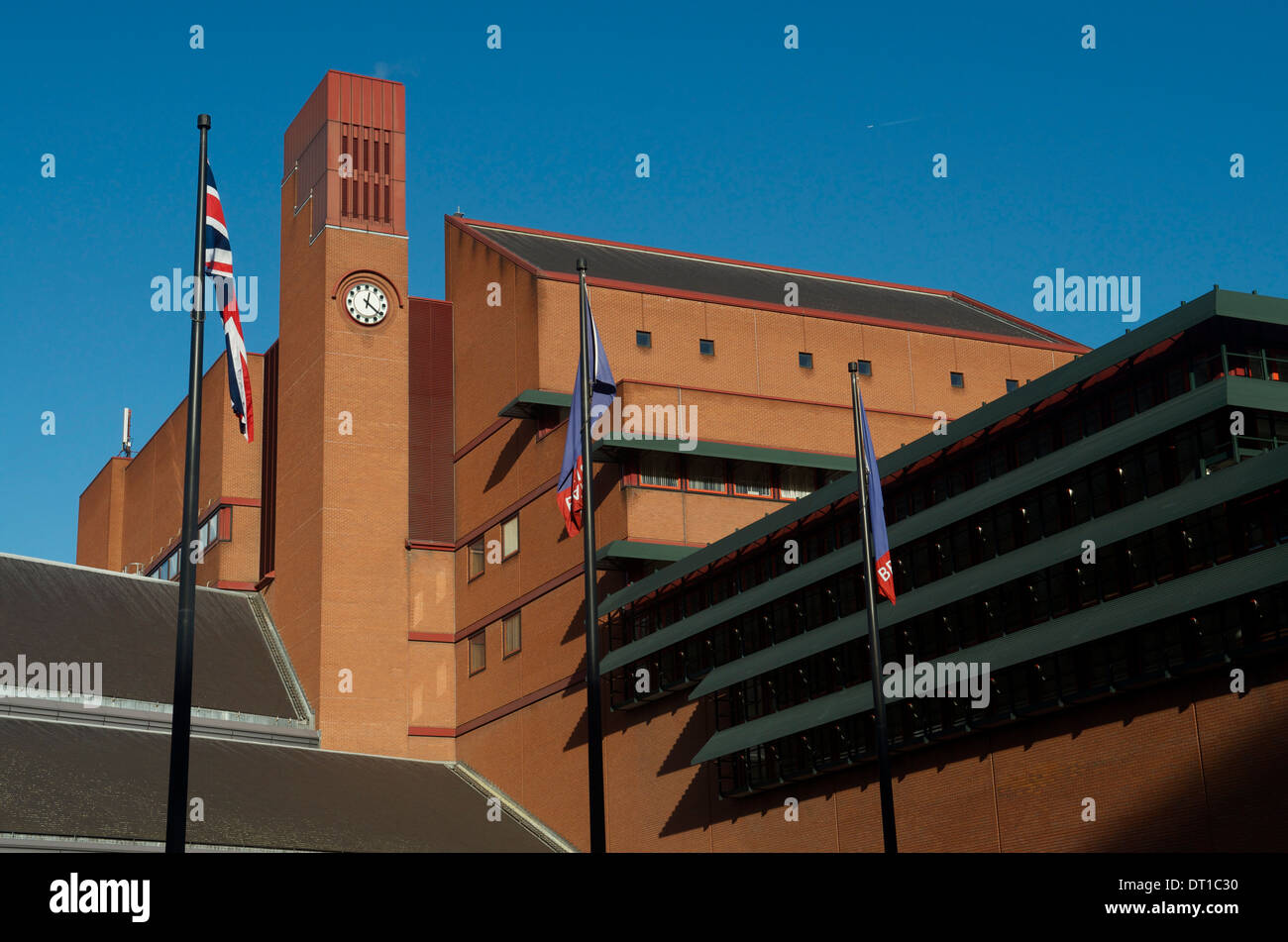La British Library, Euston Road, Londres, Angleterre Banque D'Images