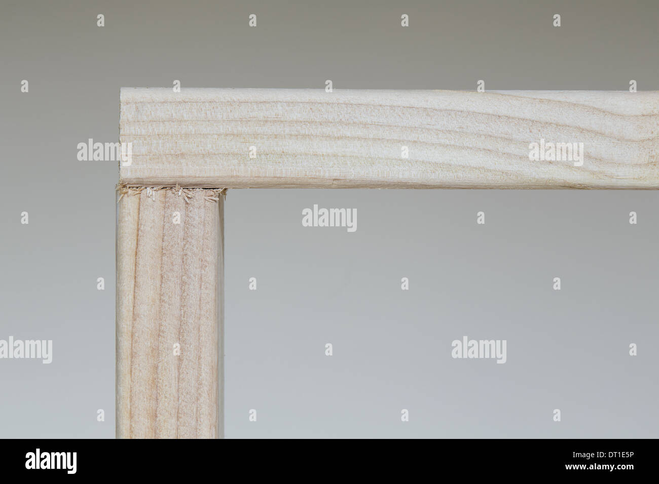 L'État de Washington USA Pin 2x4 des poteaux en bois à l'angle droit Banque D'Images