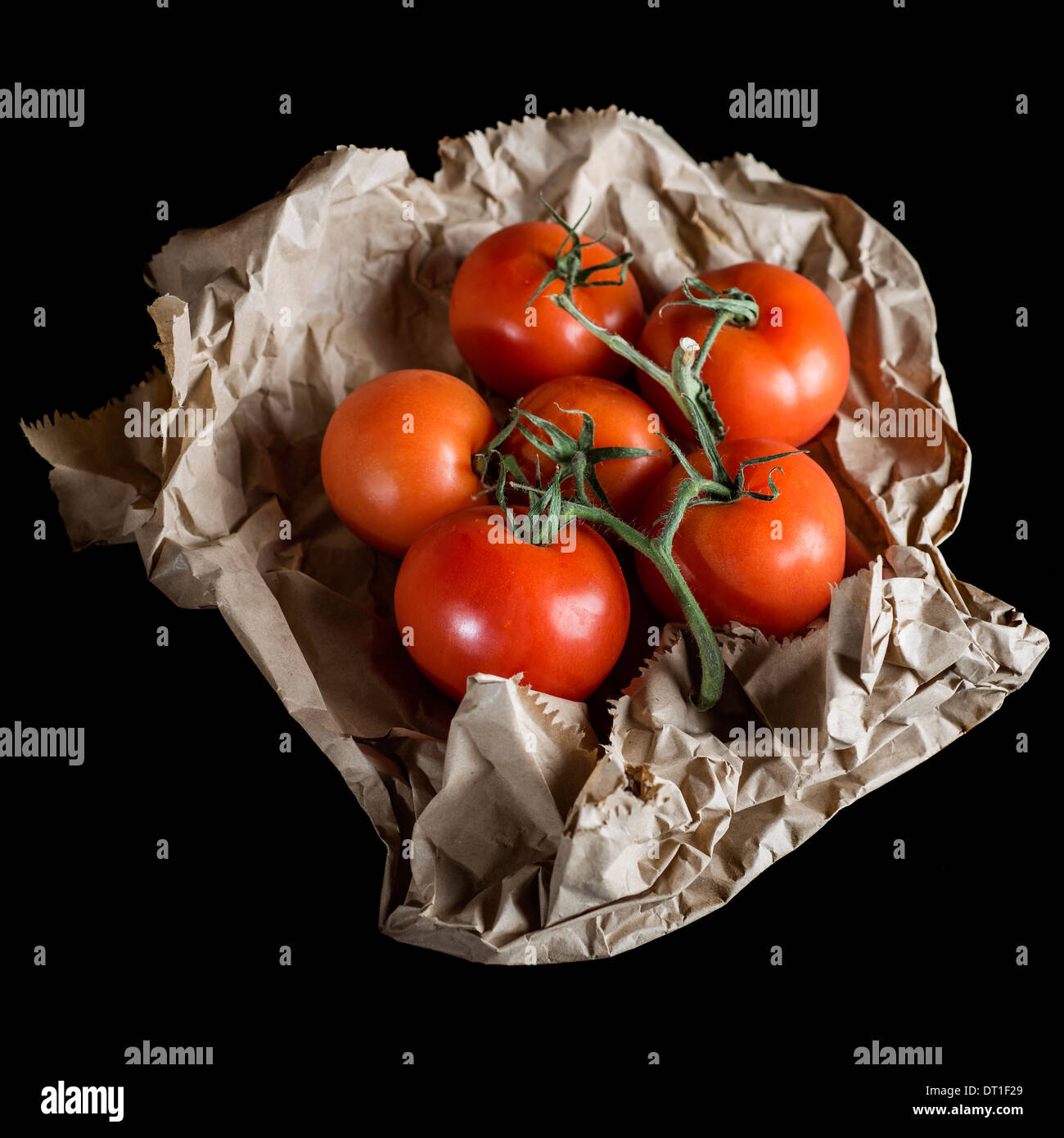 Tomates bien mûres Banque D'Images