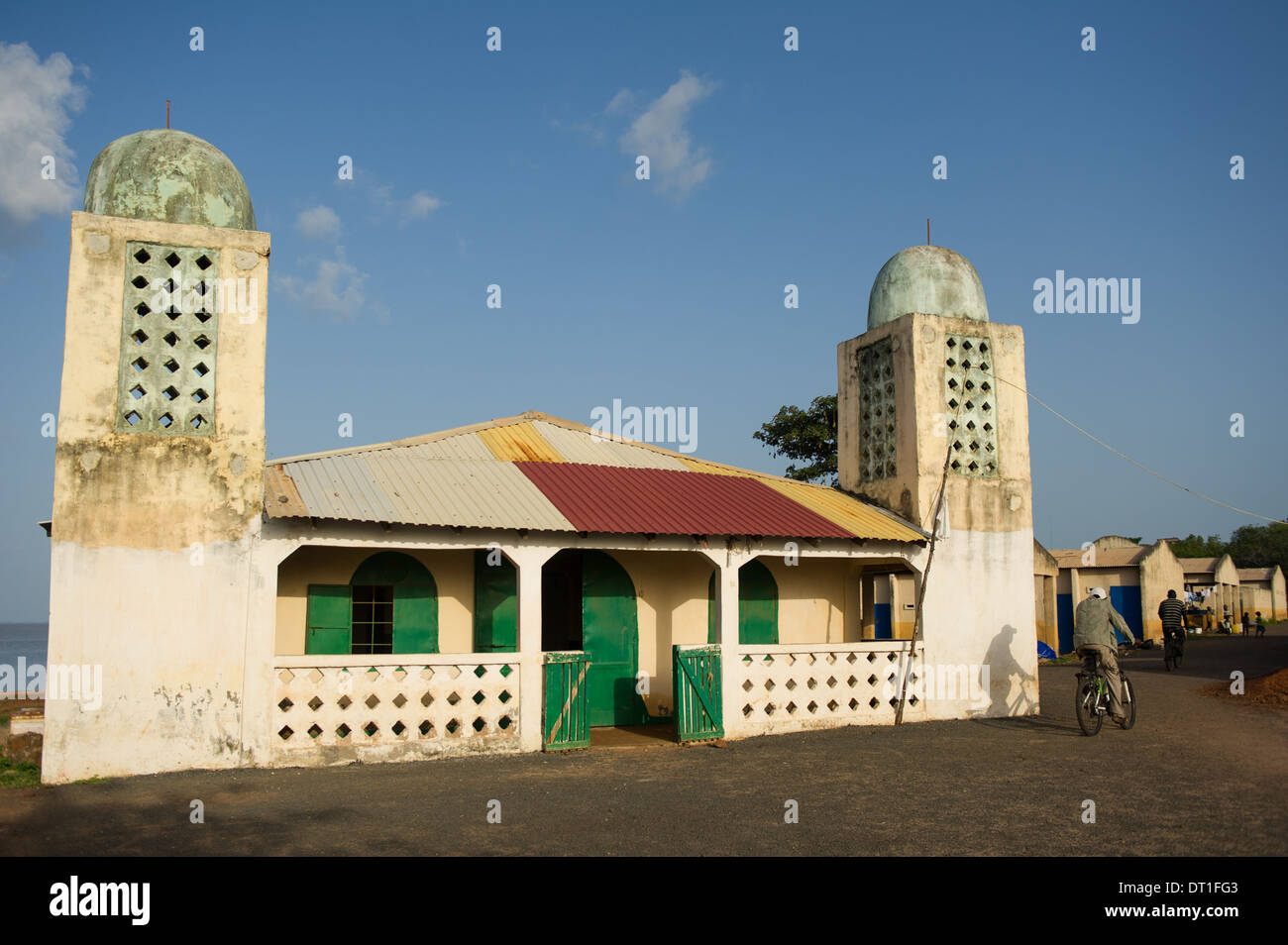 Mosquée, village, la Gambie Tendaba Banque D'Images